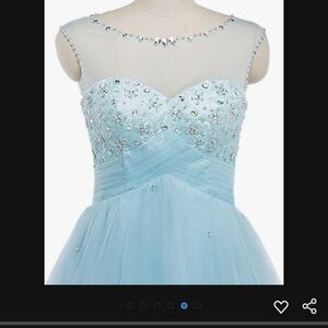 Elegant Blue Kids Dress